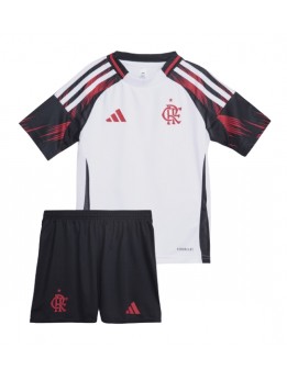 Flamengo Replika Borta Kläder Barn 2025-26 Kortärmad (+ byxor)